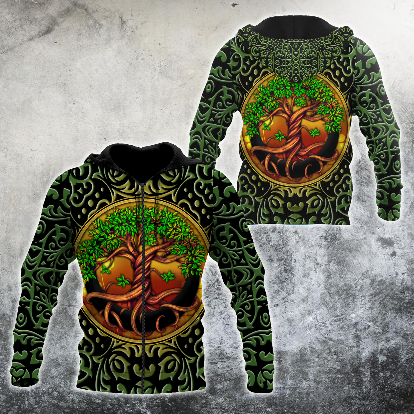 Irish Tree Of Life Day 3D Hoodie Shirt For Men And Women LAM