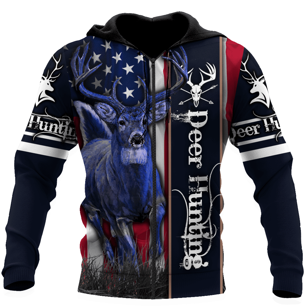 American Deer Hunting 3D All Over Printed Unisex Shirts