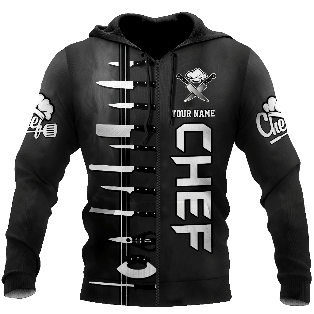 Custom Name Master Chef 3D All Over Printed Unisex Shirts