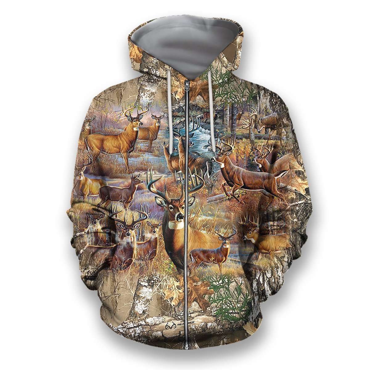 3D All Over Printed Deer camo Shirts-Apparel-HbArts-Hoodies-S-Vibe Cosy™