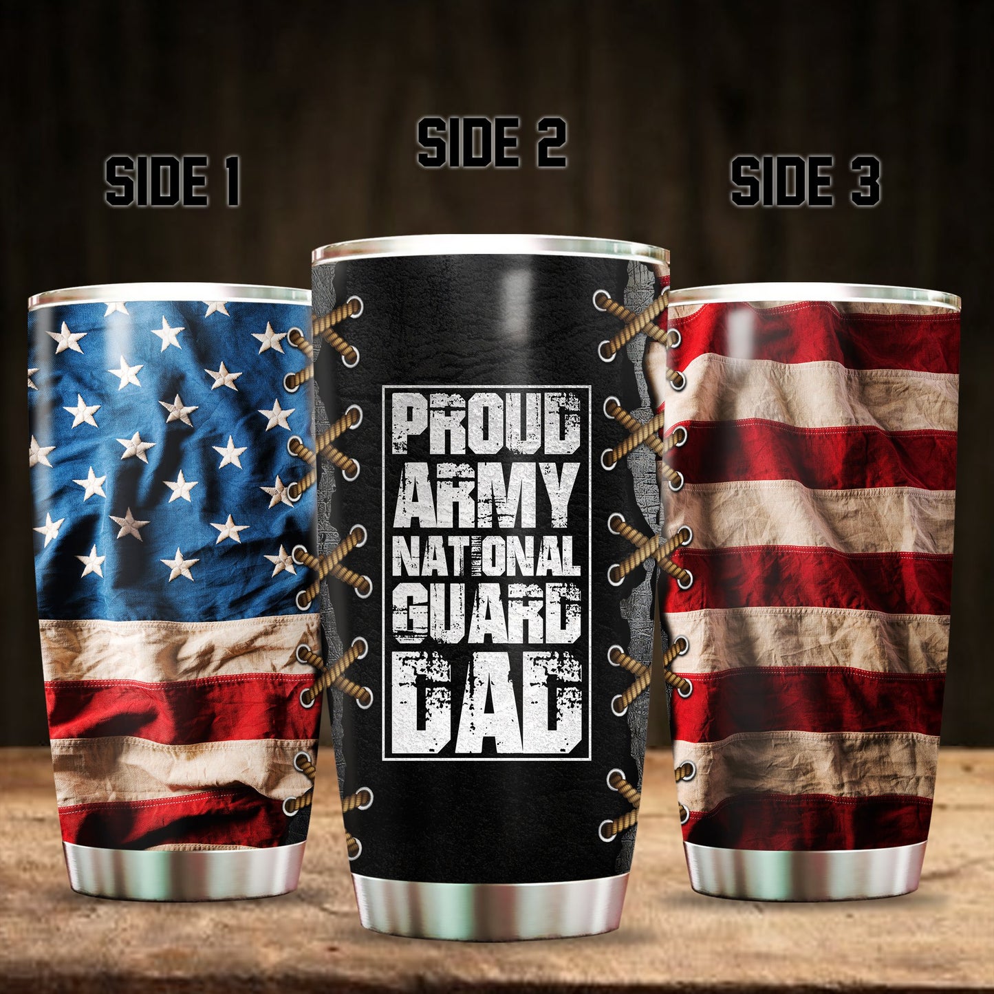 United States Veteran Steel Tumbler