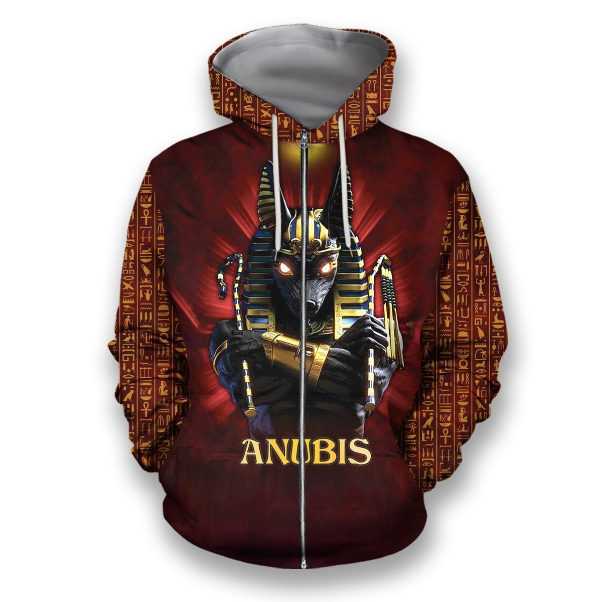 All Over Printed Anubis Shirts-Apparel-MP-Zip-Hoodie-S-Vibe Cosy™