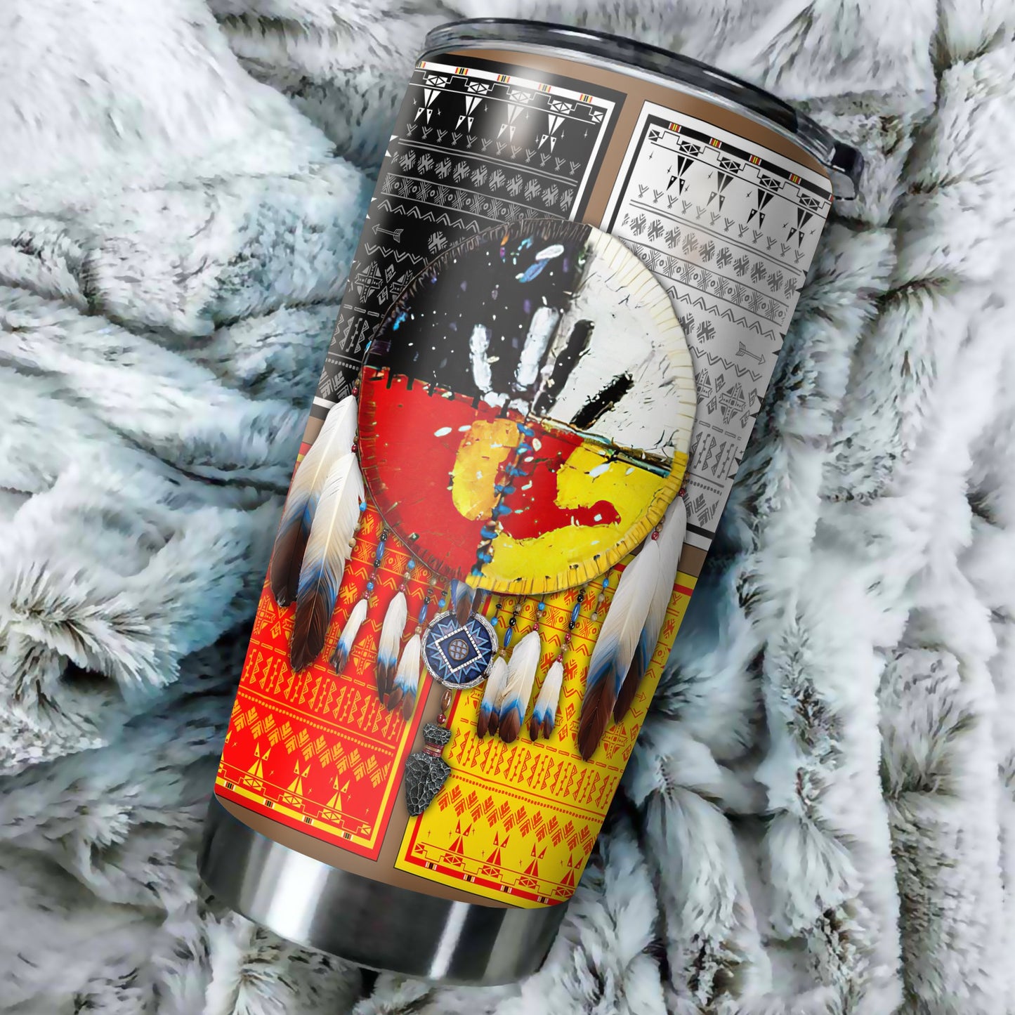 Native American Steel Tumbler