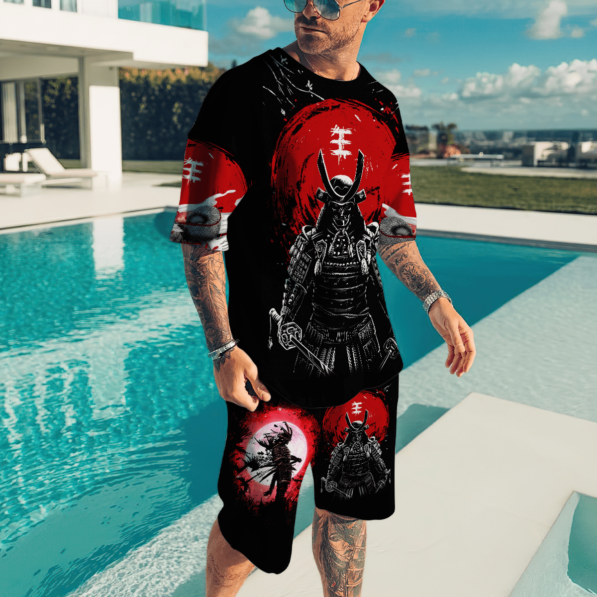 Japan Tattoo 3D All Over Printed Unisex Shirts
