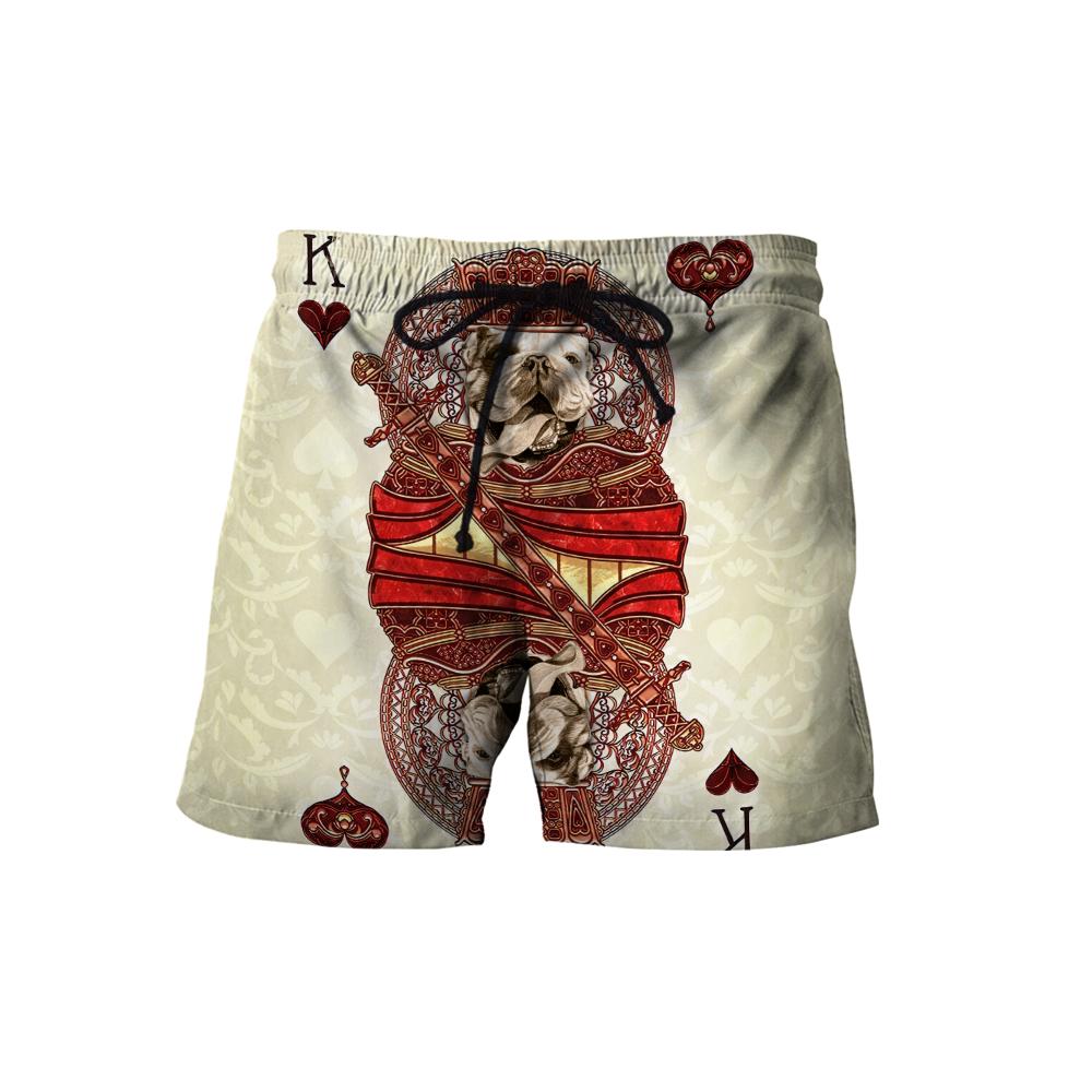 King Pitbull Poker Over Printed Hoodie