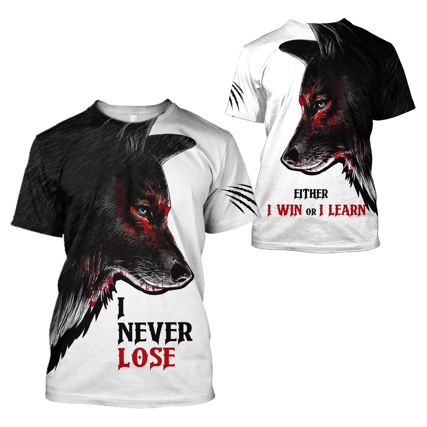 Wolf - September Guy Never Lose 3D All Over Printed Unisex Shirts