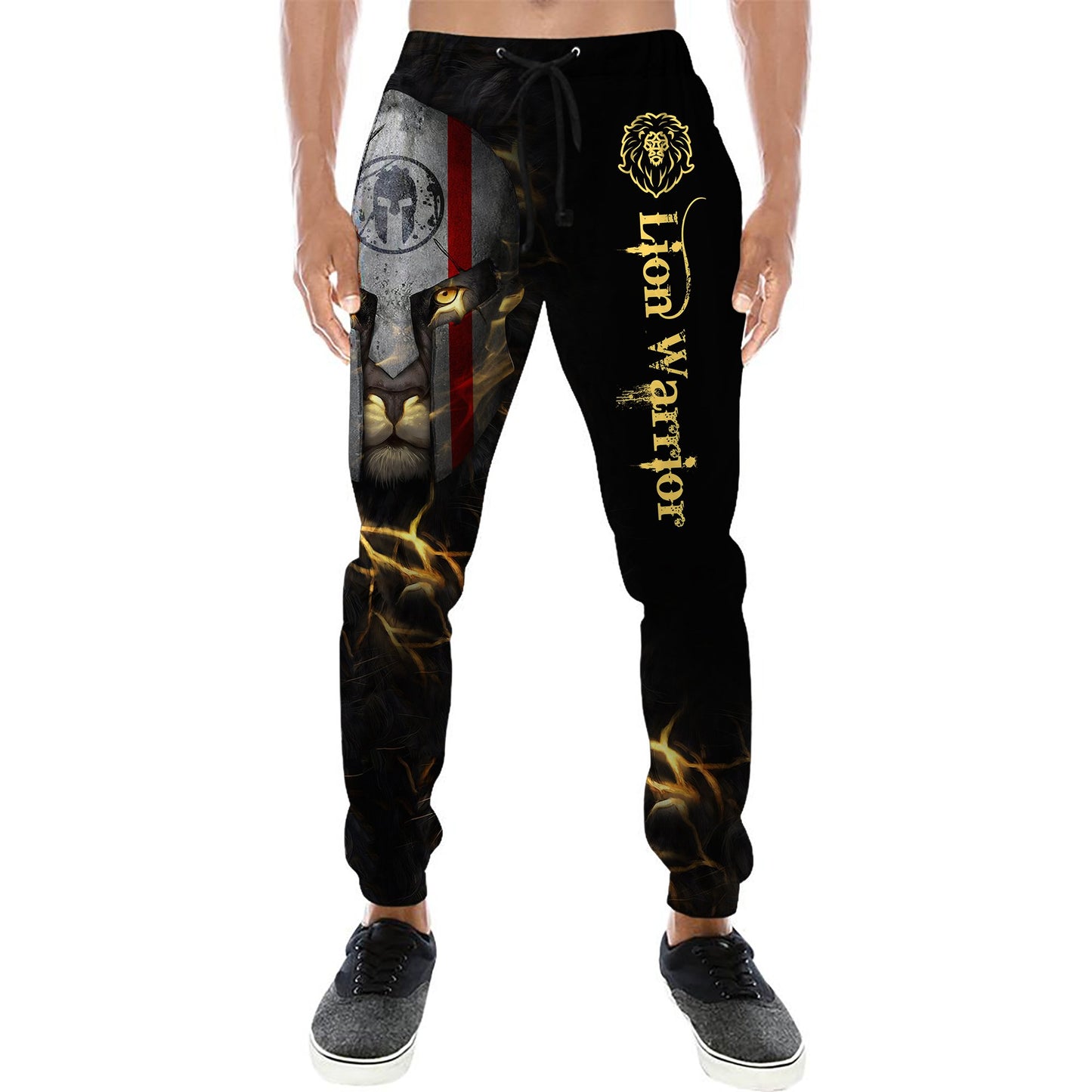 Spartan Lion Warrior 3D All Over Printed Unisex Shirts