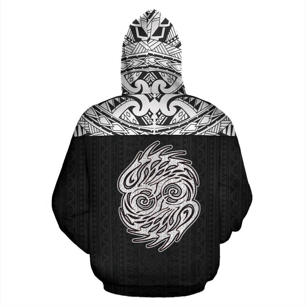 Aquarius Zodiac- Poly All Over Hoodie Red Version NTH140853-Apparel-NTH-Hoodie-S-Vibe Cosy™