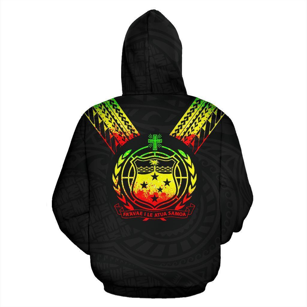 Samoa All Over Hoodie - Reggae Color Sailor Style - BN01-ALL OVER PRINT HOODIES (P)-Phaethon-Hoodie-S-Vibe Cosyβ’