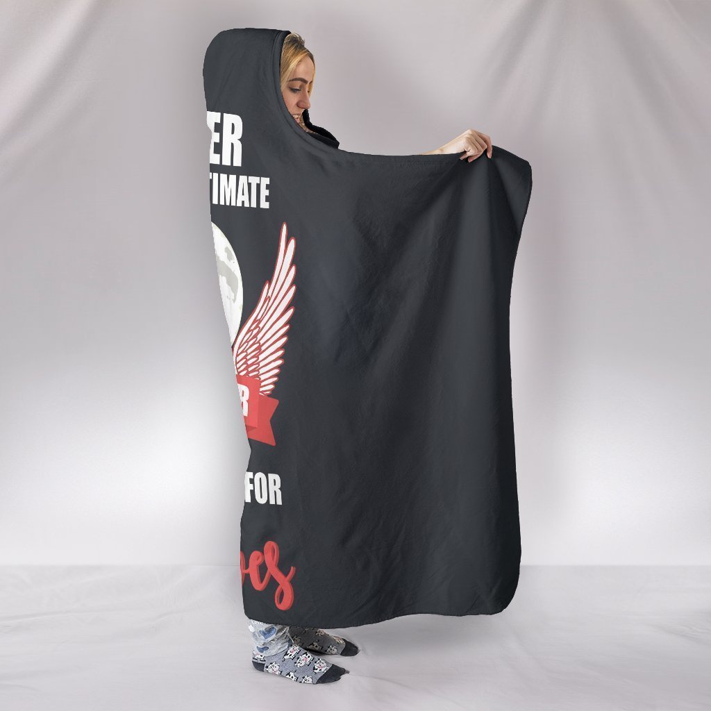 Custom Hoodie Blanket - Wolf Life-6teenth World™-Hooded Blanket-Youth 60"x45"-Vibe Cosy™