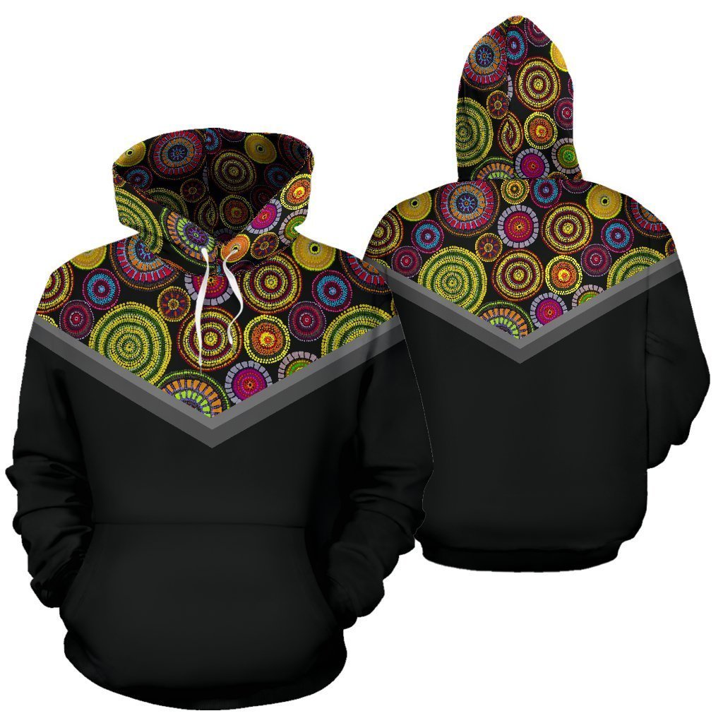 Australia Aboriginal All Over Print Hoodies-NNK1809-Apparel-PL8386-Hoodie-S-Vibe Cosy™