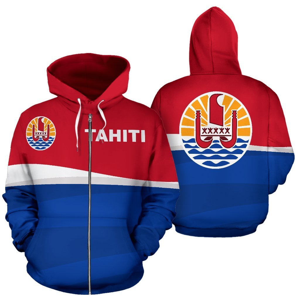 Tahiti Zip Up Hoodie 02 K5-Apparel-Khanh Arts-Zipped Hoodie-S-Vibe Cosy™