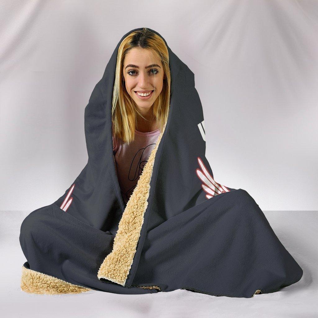Custom Hoodie Blanket - Wolf Life-6teenth World™-Hooded Blanket-Youth 60"x45"-Vibe Cosy™