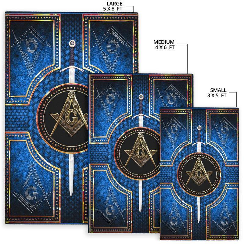 3D All Over Printed Freemason RUG 03032103.CXT