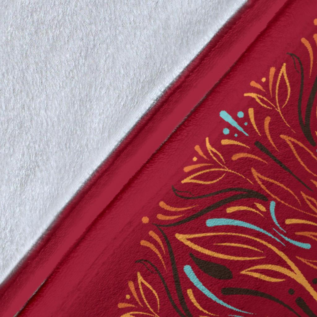 Mandala P1 (Jester Red) - Throw Blankets-Amaze Style™-Premium BlanketMandala P1 (Jester Red) - Throw Blankets-Youth (56 x 43 inches / 140 x 110 cm)-Vibe Cosy™