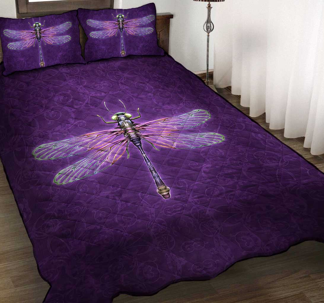 Dragonfly Quilt Bedding Set HAC190504-MP - Amaze Styleβ’-Quilt