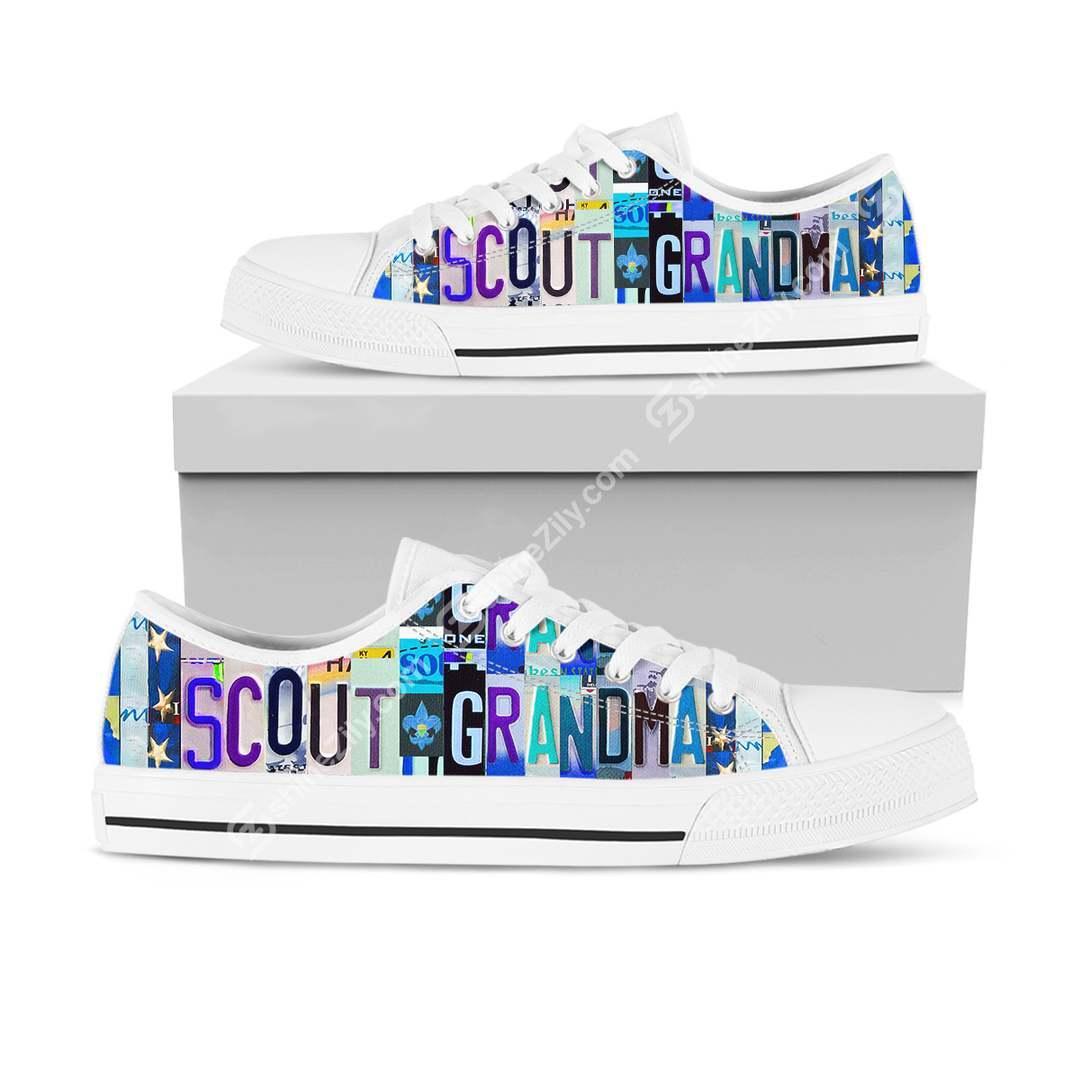 Scout shoes HG2215-HG-Unisex Low Top Canvas Shoes-White-EU36 (US6)-Vibe Cosy™