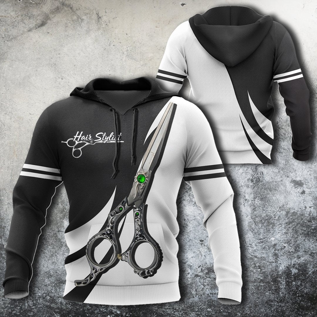 Hair stylist 3d hoodie shirt for men and women HG HAC130205-Apparel-HG-Zip hoodie-S-Vibe Cosy™