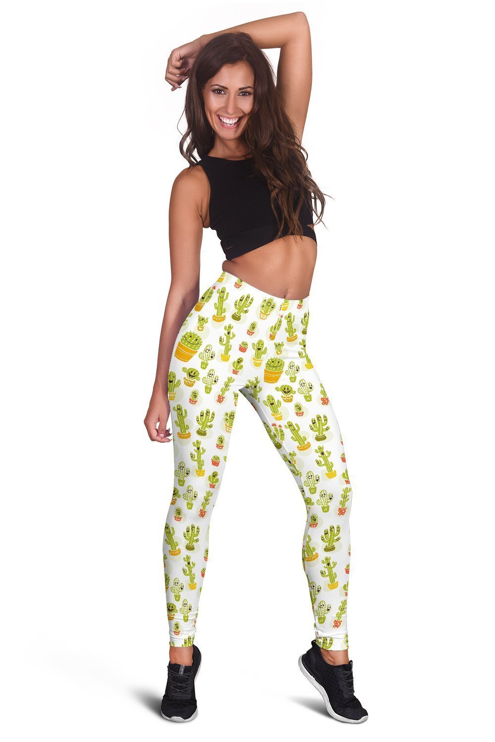 3D All Over Printing Cacti Happy Legging-Apparel-NTH-Legging-XS-Vibe Cosy™