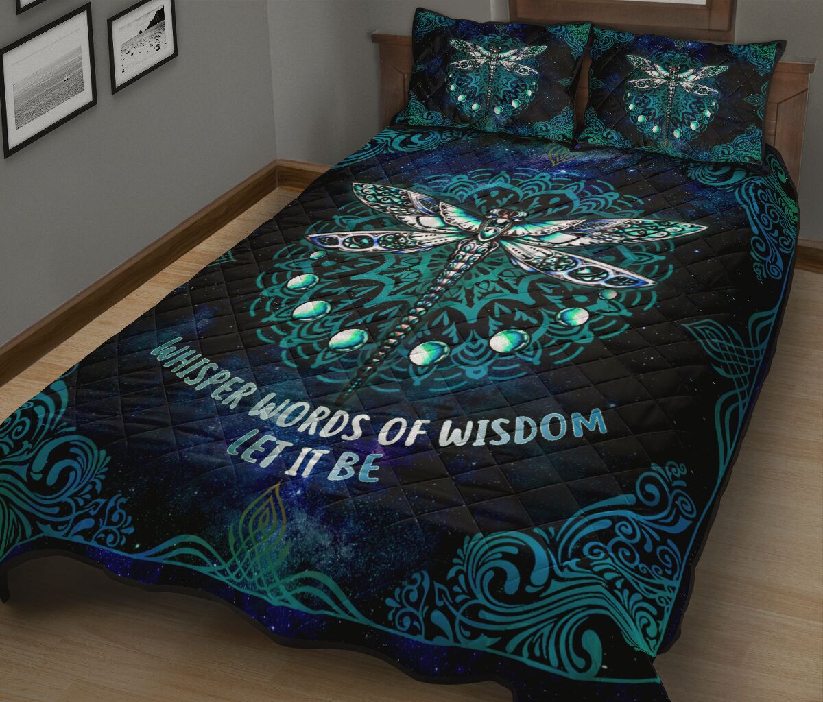 Dragonfly Let It Be Quilt Bed Set By ML-Quilt-ML-King-Vibe Cosyβ’