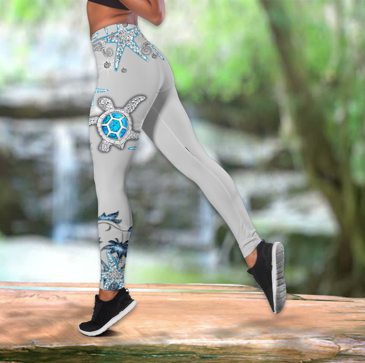 Jewelry Turtle 3D print combo legging tanktop