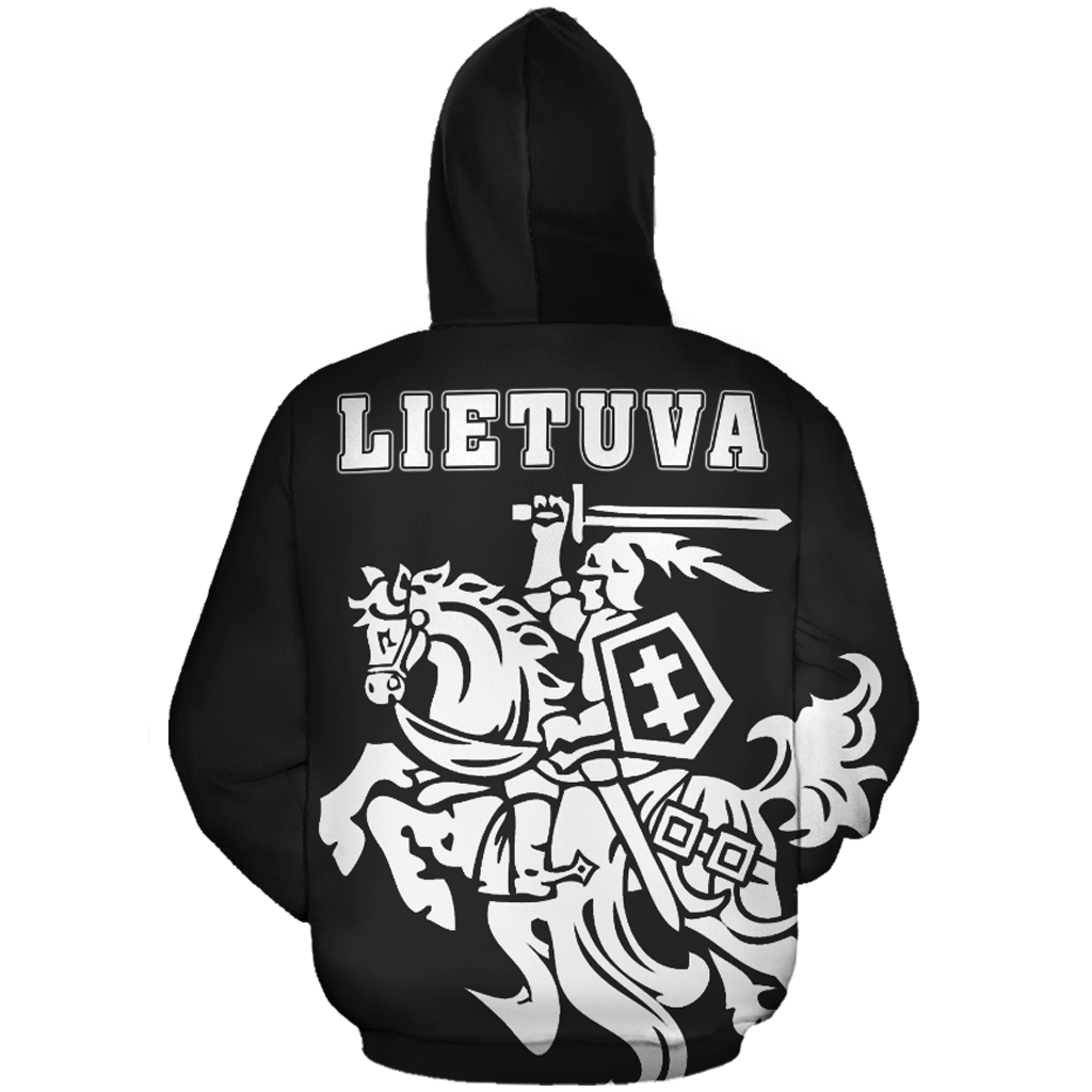 Lithuanian Vytis In Me All-Over Hoodie-Apparel-Phaethon-Zipped Hoodie-S-Vibe Cosy™