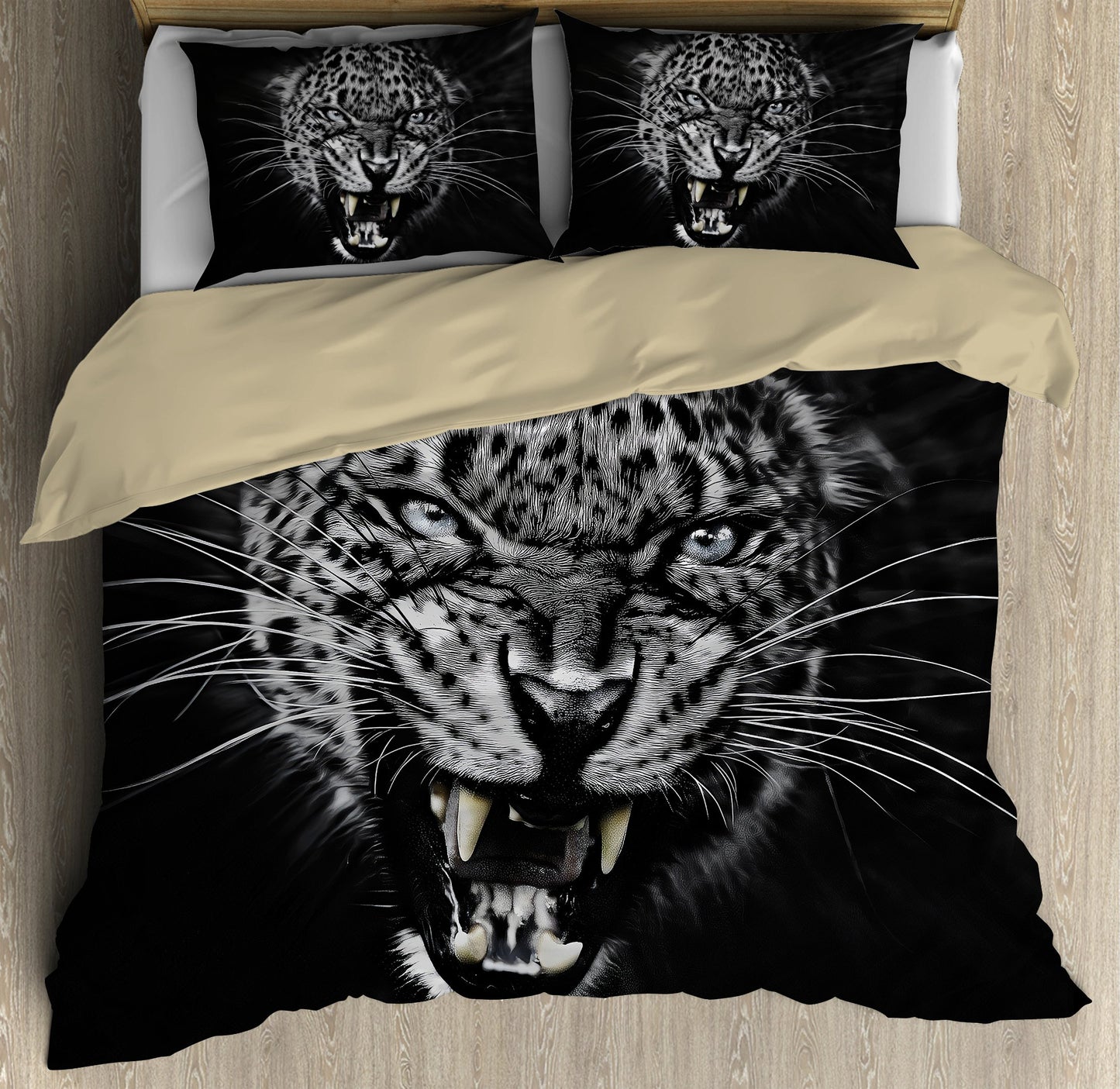 Jaguar Back And White Bedding Set DQB08202001