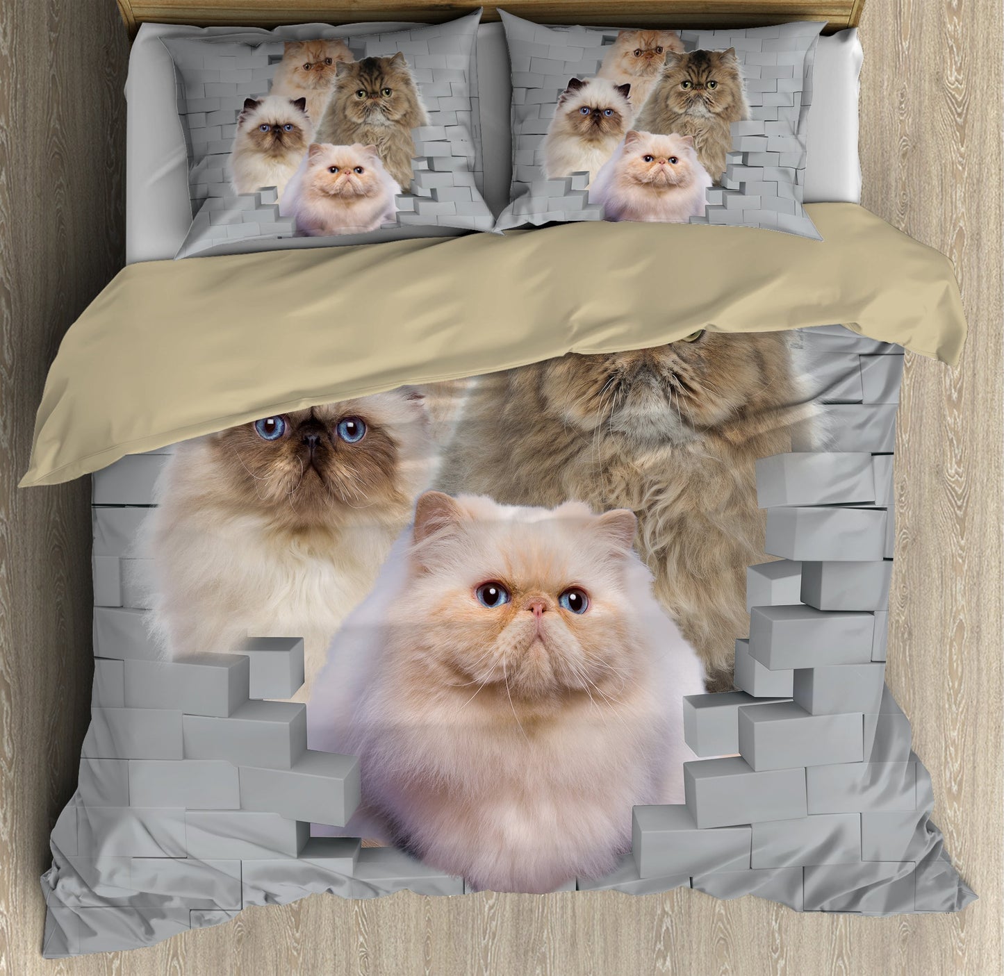 Persian Cat Bedding Set DQB07282008-Quilt-TA-Twin-Vibe Cosy™