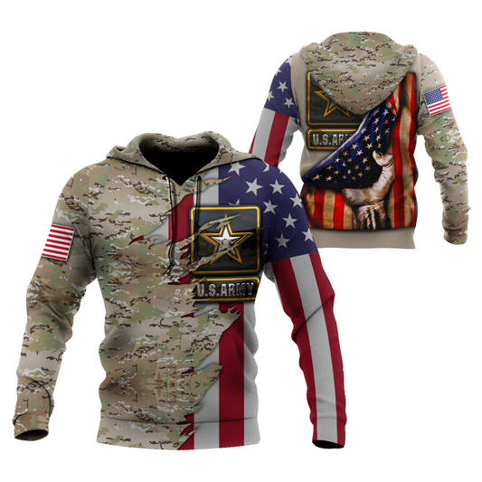 US Army 3D All Over Printed Shirts MH1210201
