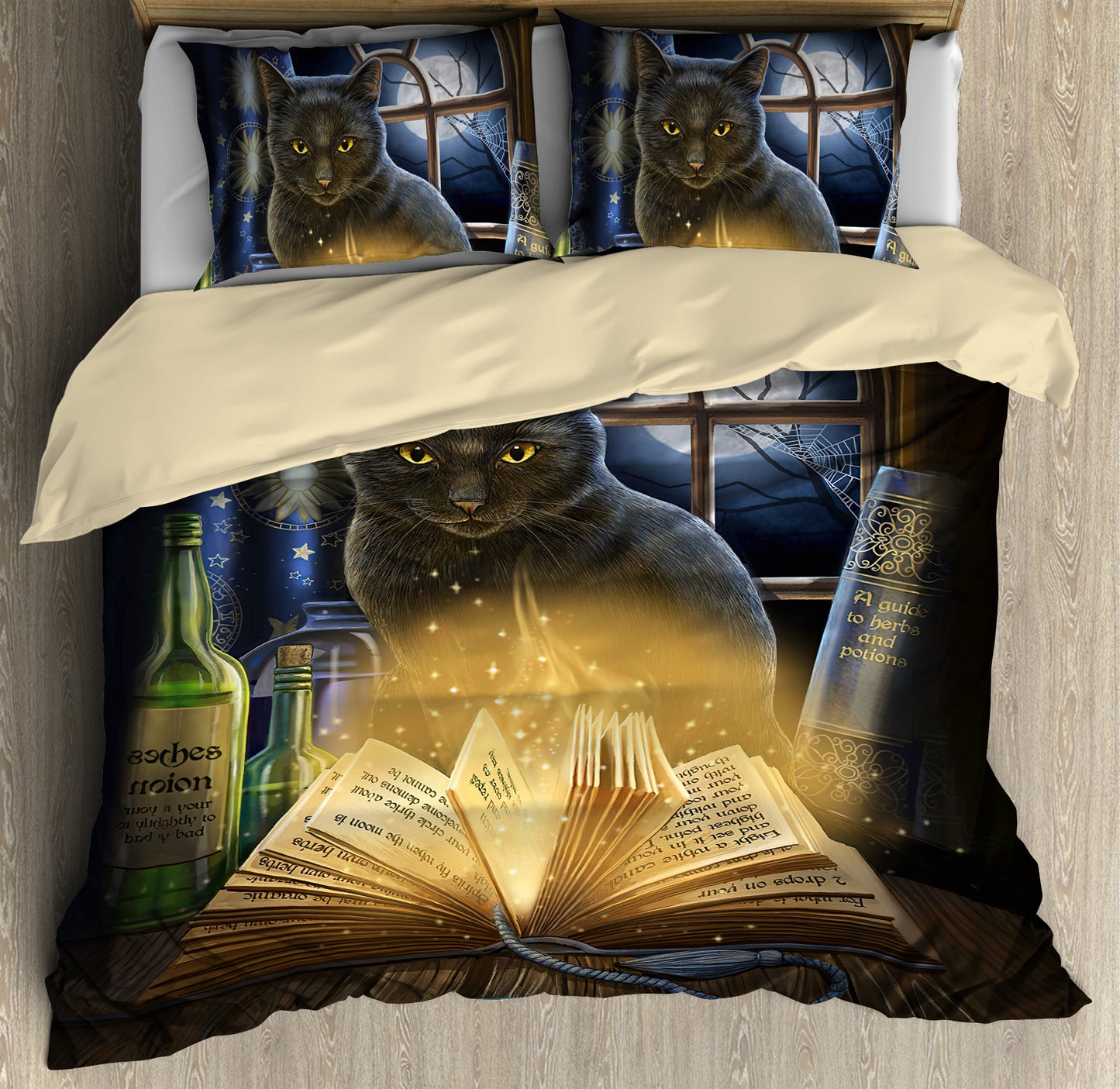 Black Cat Wicca Bedding Set TA0804201