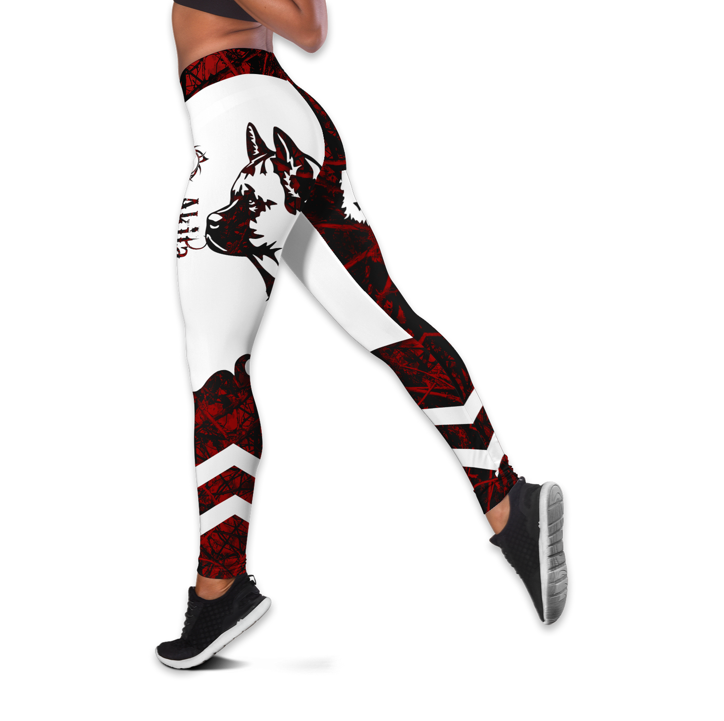 Akita tattoos legging + hollow tank combo DD08112001