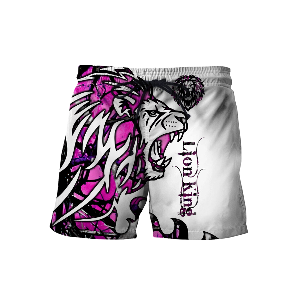 Beautiful Lion country girl Tattoo camo 3D all over printed shirts for men and women DD05272001S-Apparel-Huyencass-Shorts-S-Vibe Cosy™