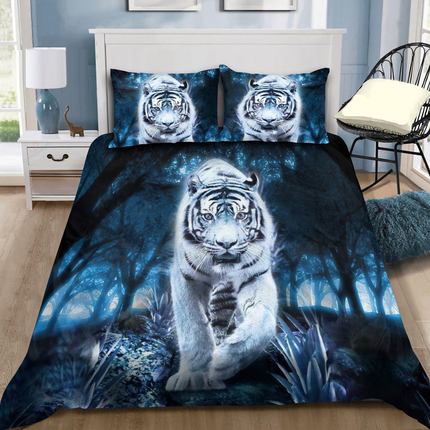 White Tiger Bedding Set NTN08042001