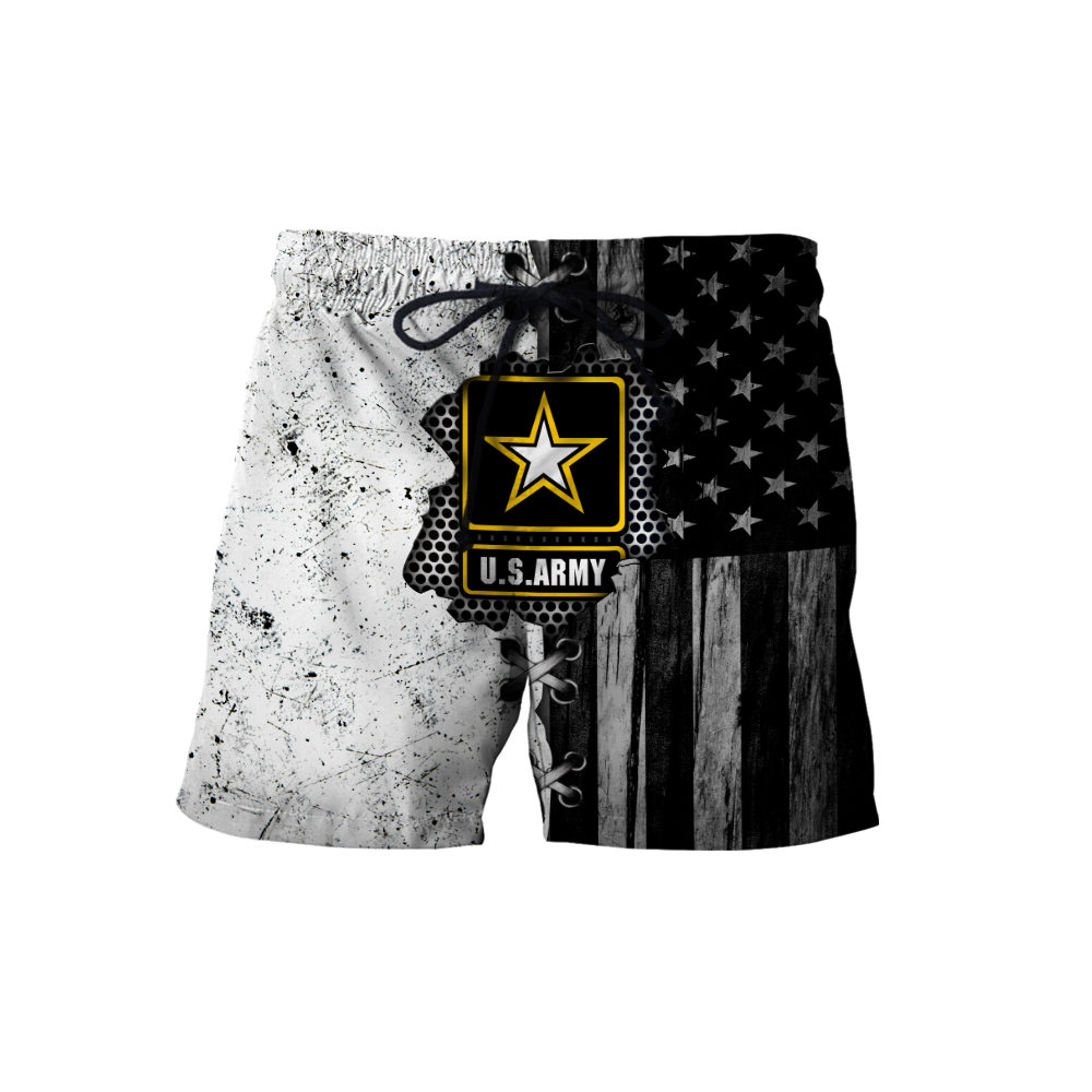Veteran US Army in my heart 3D shirts for men and women BW