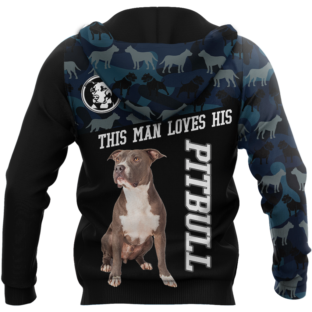 Pitbull 3d unisex shirt DD11022002