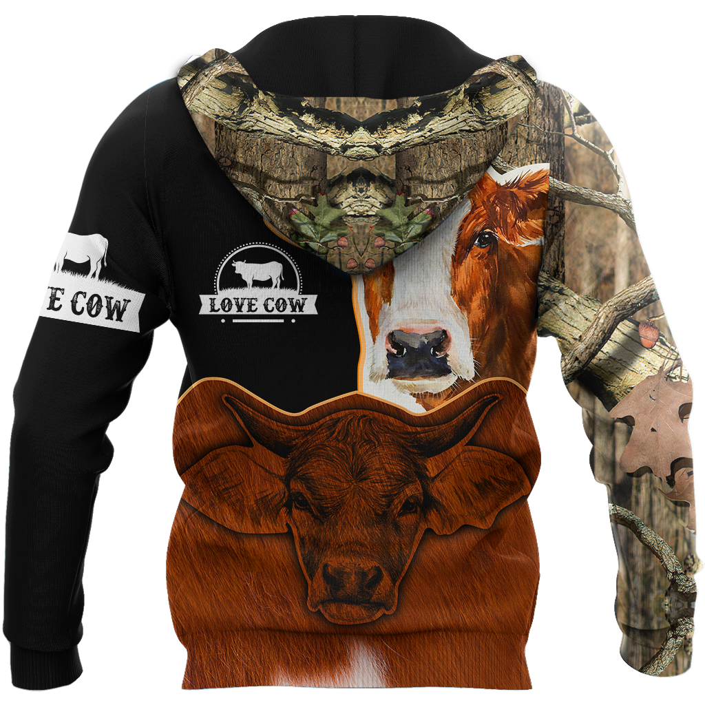 Cow 3d hoodie shirt for men and women DD10302002