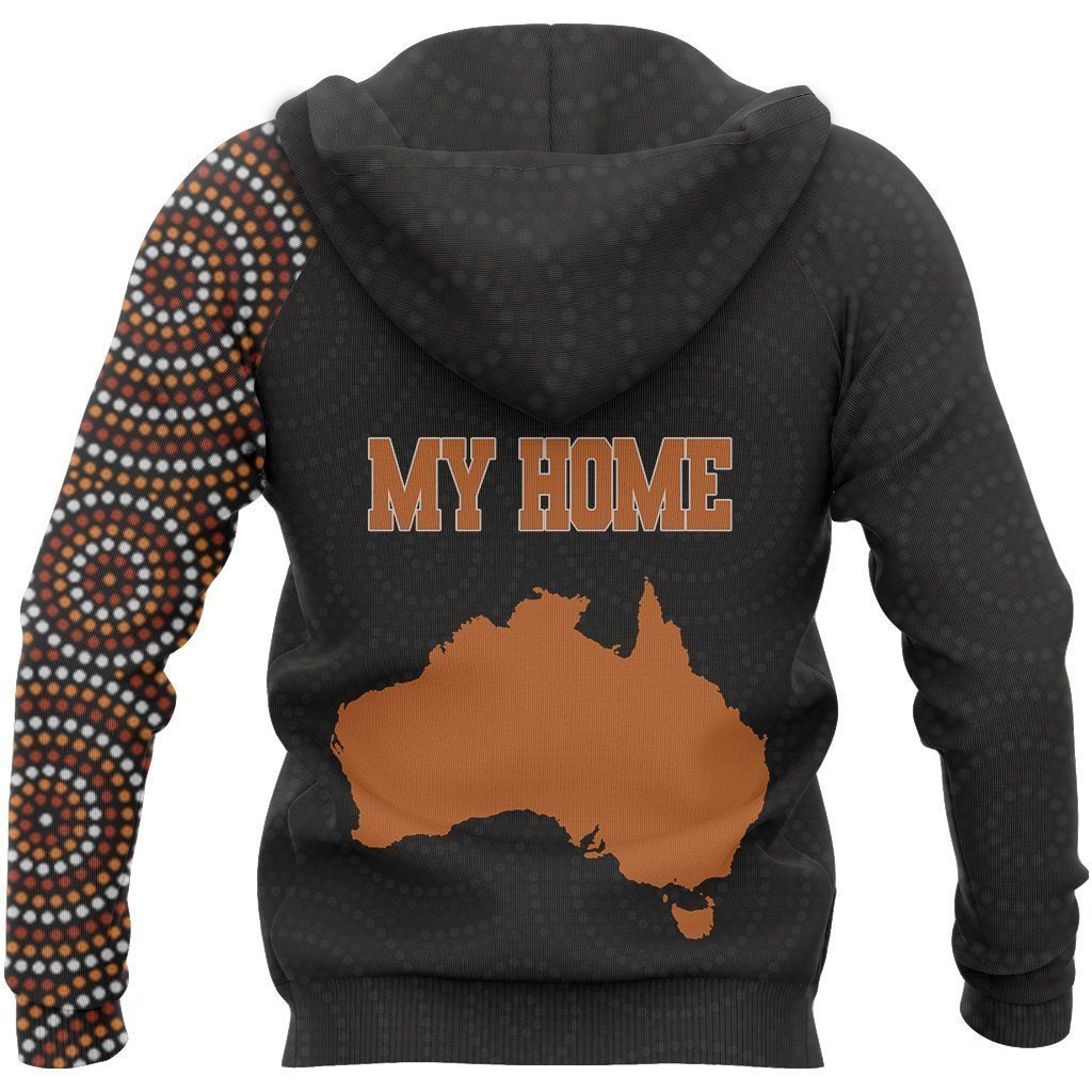 My Home Australia Hoodie Aboriginal-Apparel-HD09-Hoodie-S-Vibe Cosy™