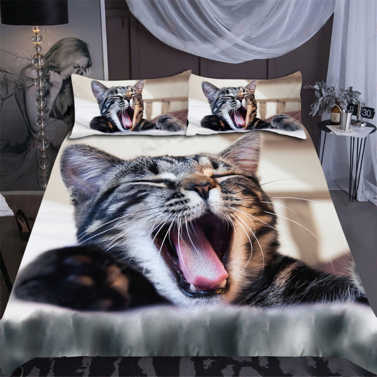 Cat Bedding Set AM-TT-Bedding Set-TT-Twin-Vibe Cosy™