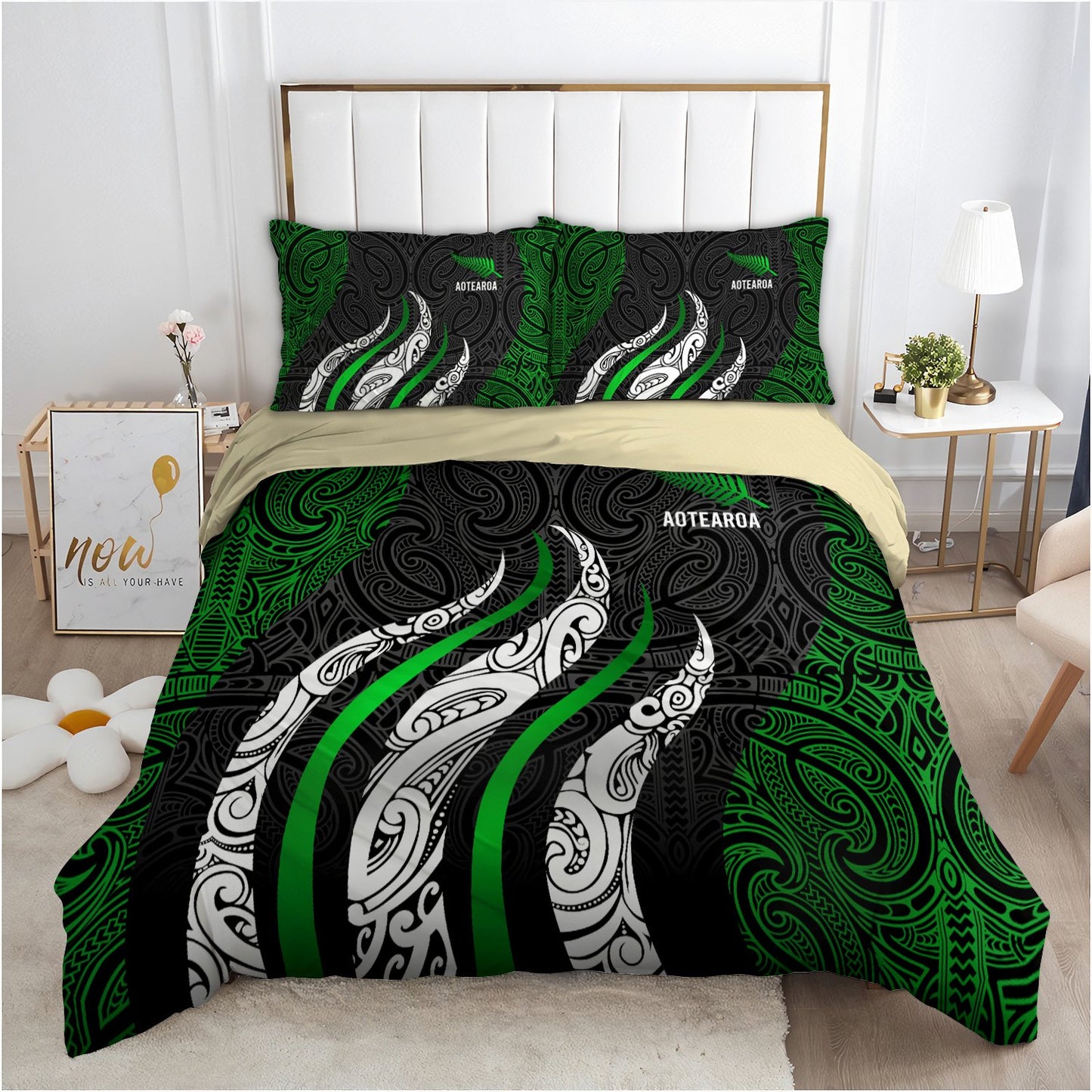 New Zealand – Aotearoa Koru Fire Style Bedding Set TR2807201