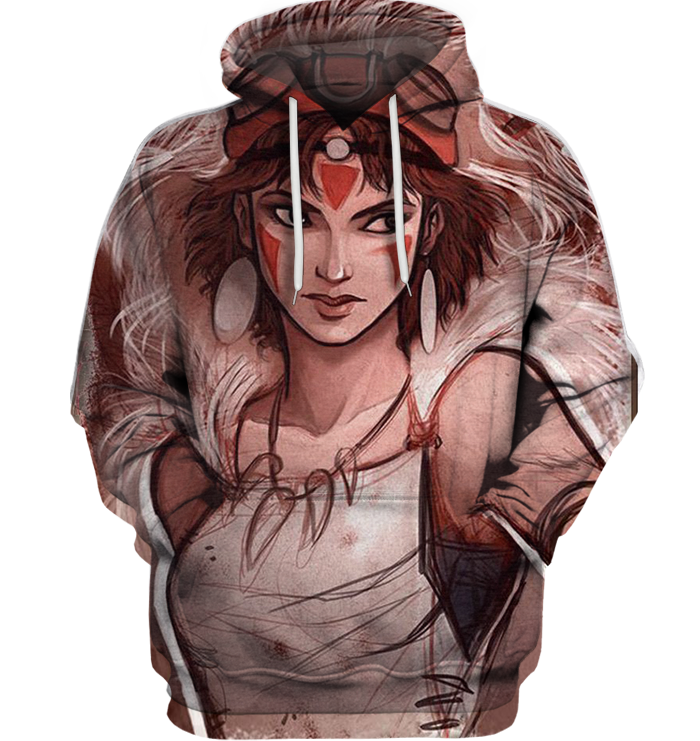 3D All Over Print Mononoke 18 Shirt-Apparel-HbArts-Hoodie-S-Vibe Cosy™