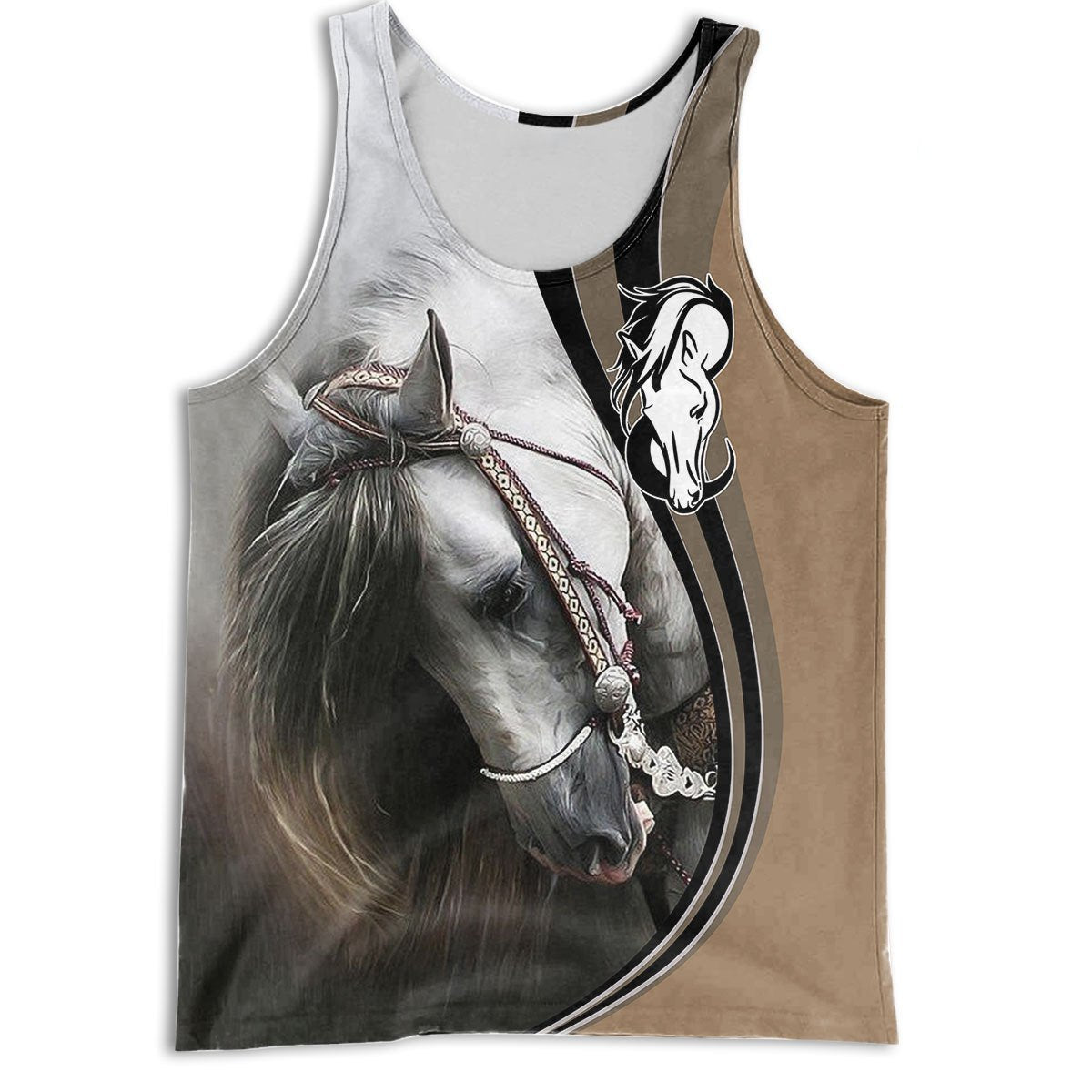 Love Horse 3D All Over Printed Shirts MP050402-Apparel-MP-Tank Top-S-Vibe Cosy™