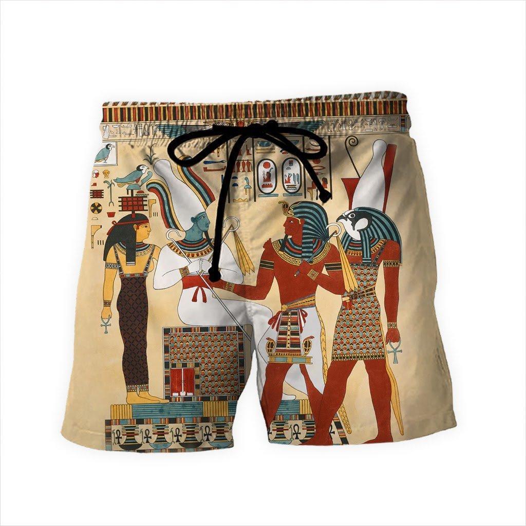 Ancient Egypt 3D All Over Printed Clothes Hoodie Shirt MP100301-Apparel-MP-Shorts-S-Vibe Cosy™