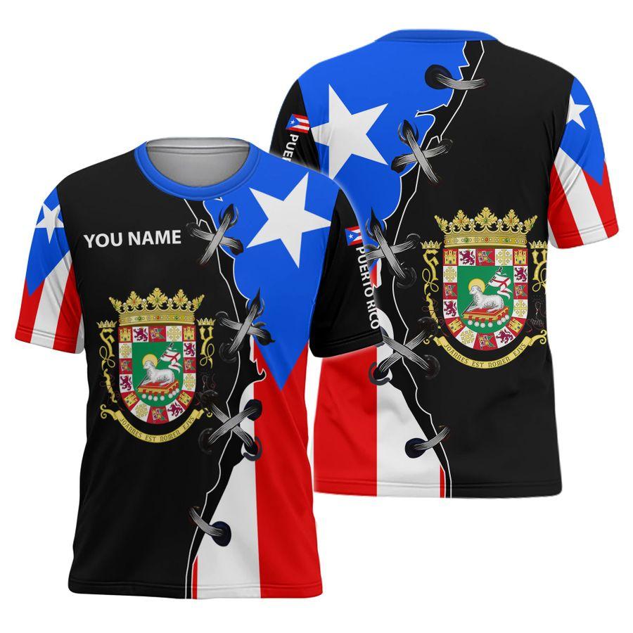 Puerto Rico Pround 3D All Over Prints Shirts For Men And Women MP22062001-Apparel-MP-T-Shirt-S-Vibe Cosy™