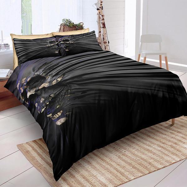 Scream Skull Bedding Set-Bedding Set-6teenth Outlet-US Twin-Vibe Cosy™