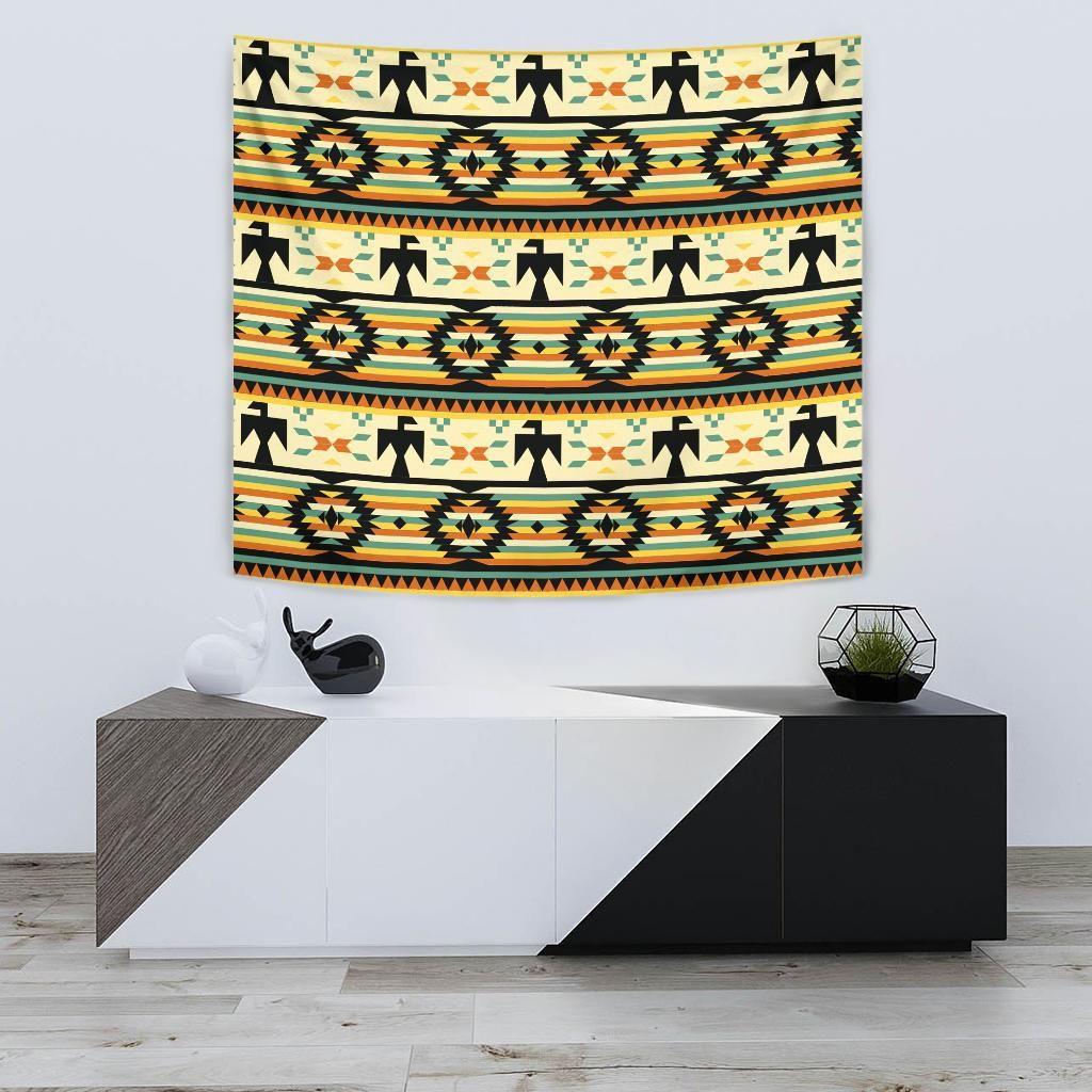 Native American 3D All Over Printed Tapestry