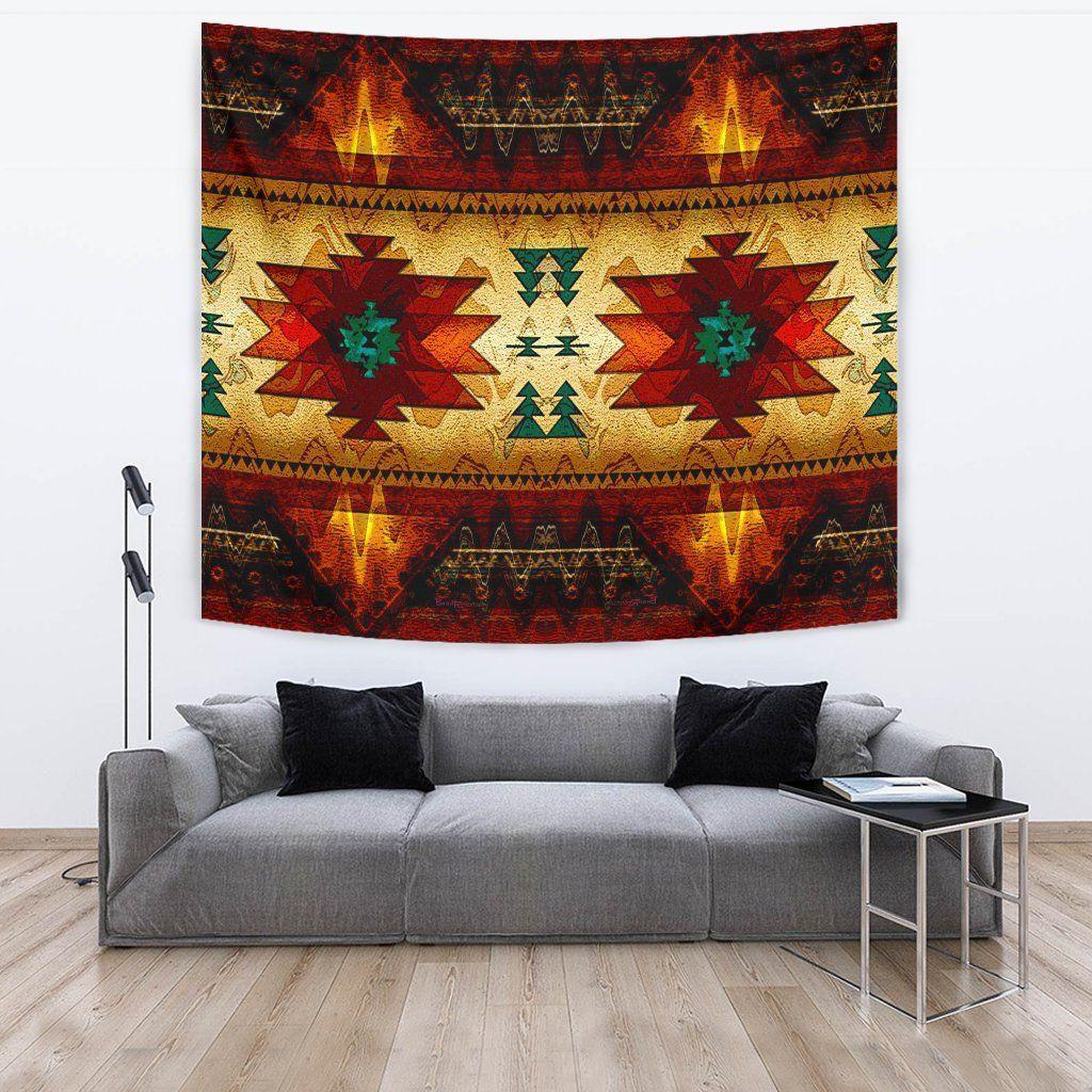 Native American 3D All Over Printed Tapestry