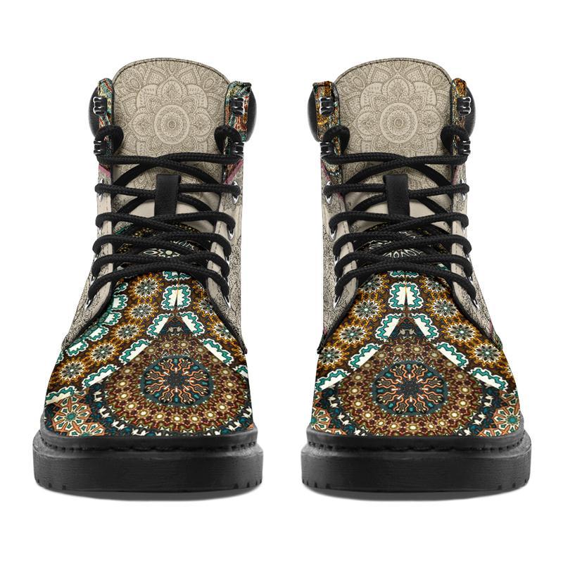 Horse - Vintage Mandala all season boots - Amaze Style™-