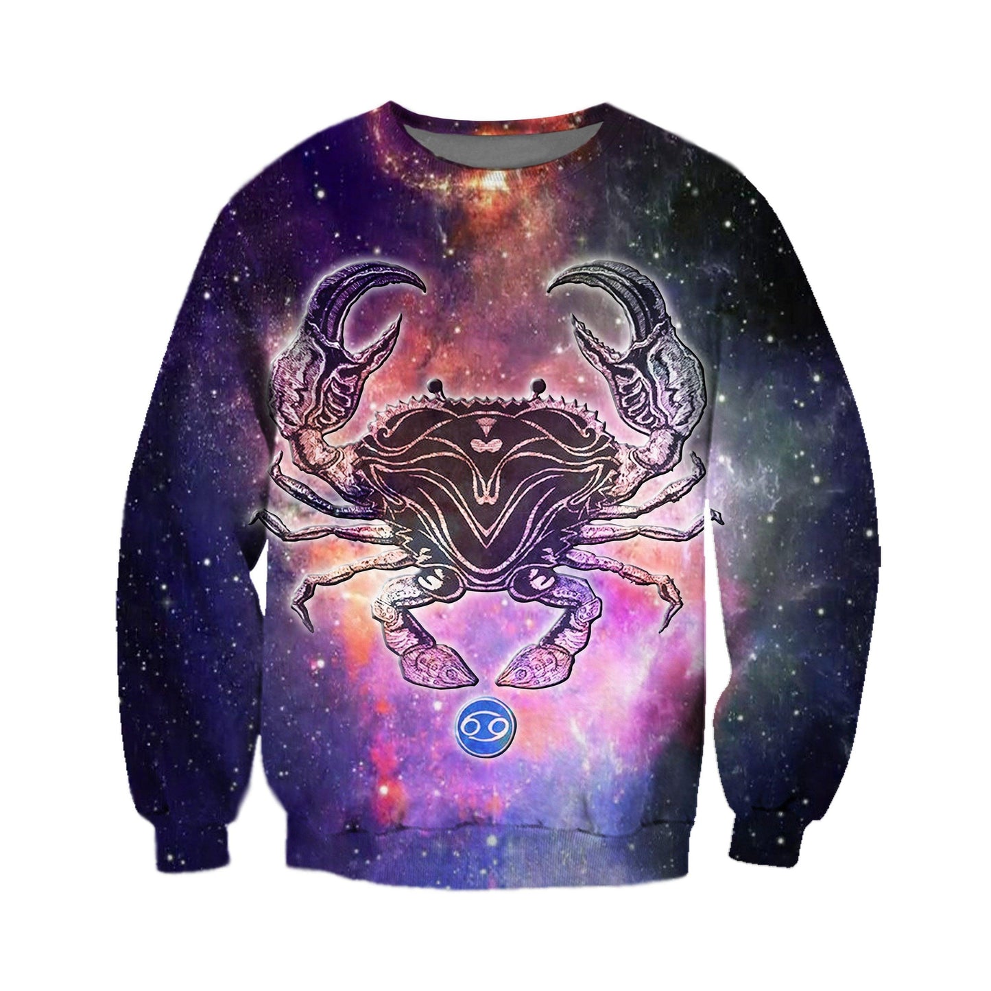 3D ALL OVER PRINTED CANCER ZODIAC T SHIRT NTH160840-Apparel-NTH-Sweat Shirt-S-Vibe Cosy™