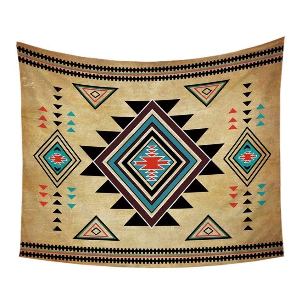 Native American 3D All Over Printed Tapestry