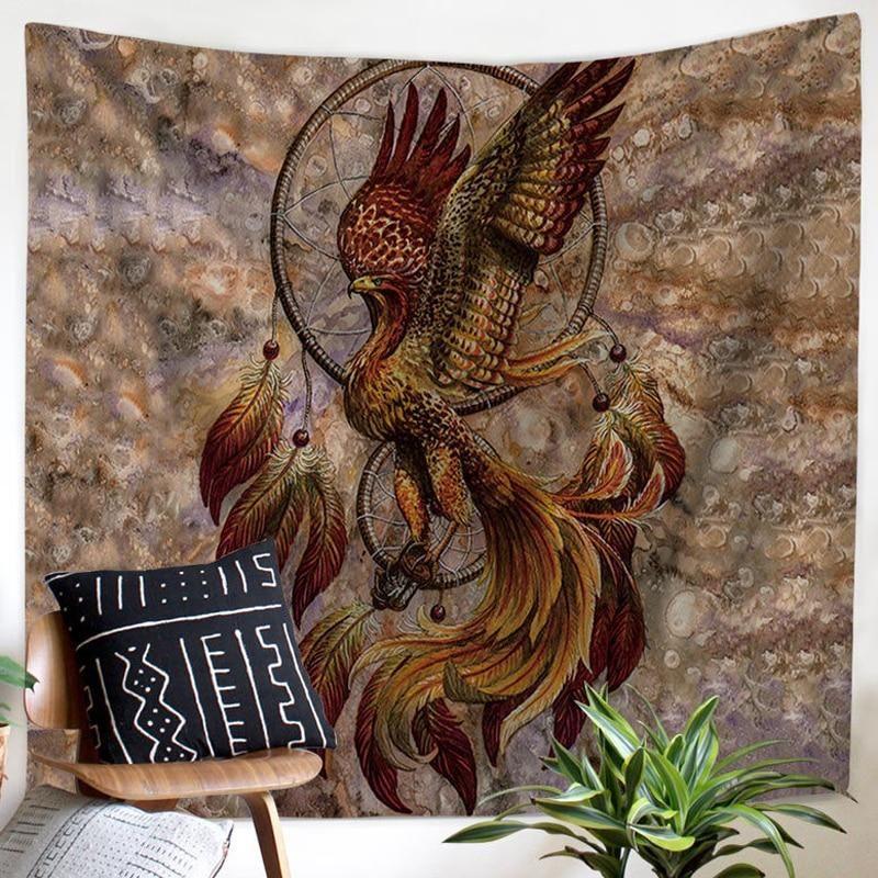 Native American 3D All Over Printed Tapestry